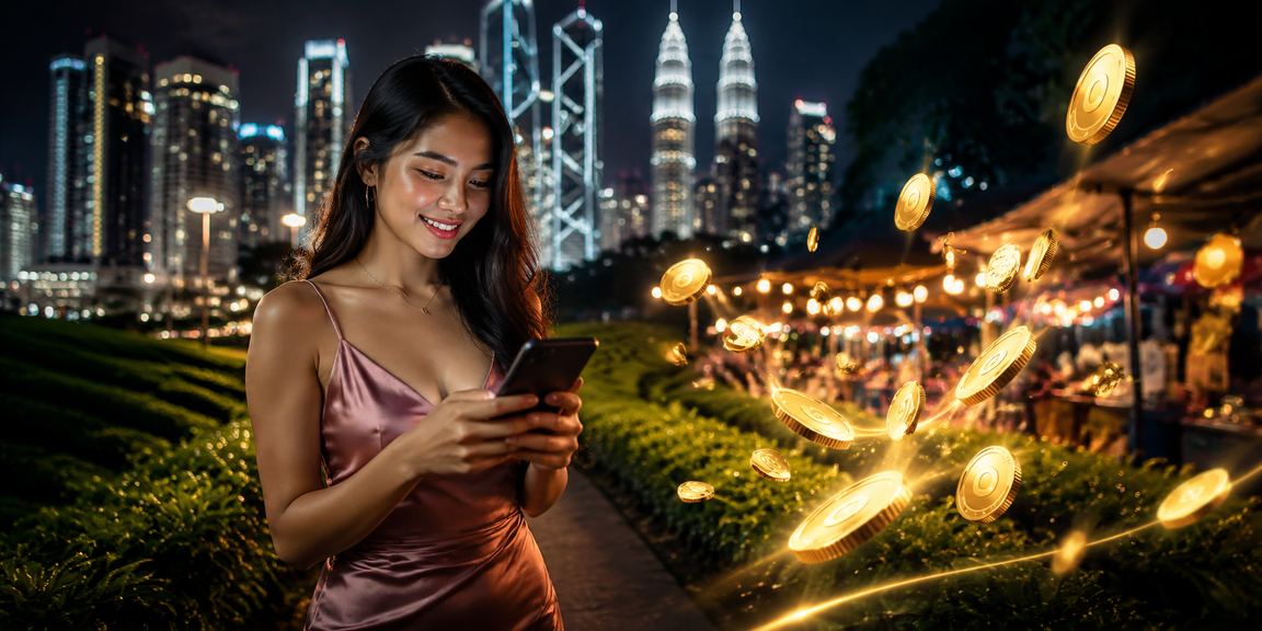 Kuala Lumpur player accessing an online casino easily via smartphone